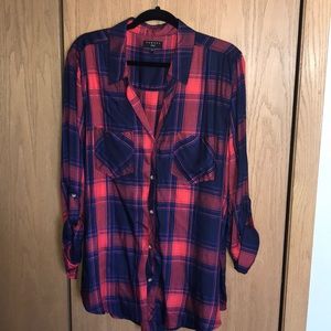 Women’s Tinsel XL LS Button Up Top